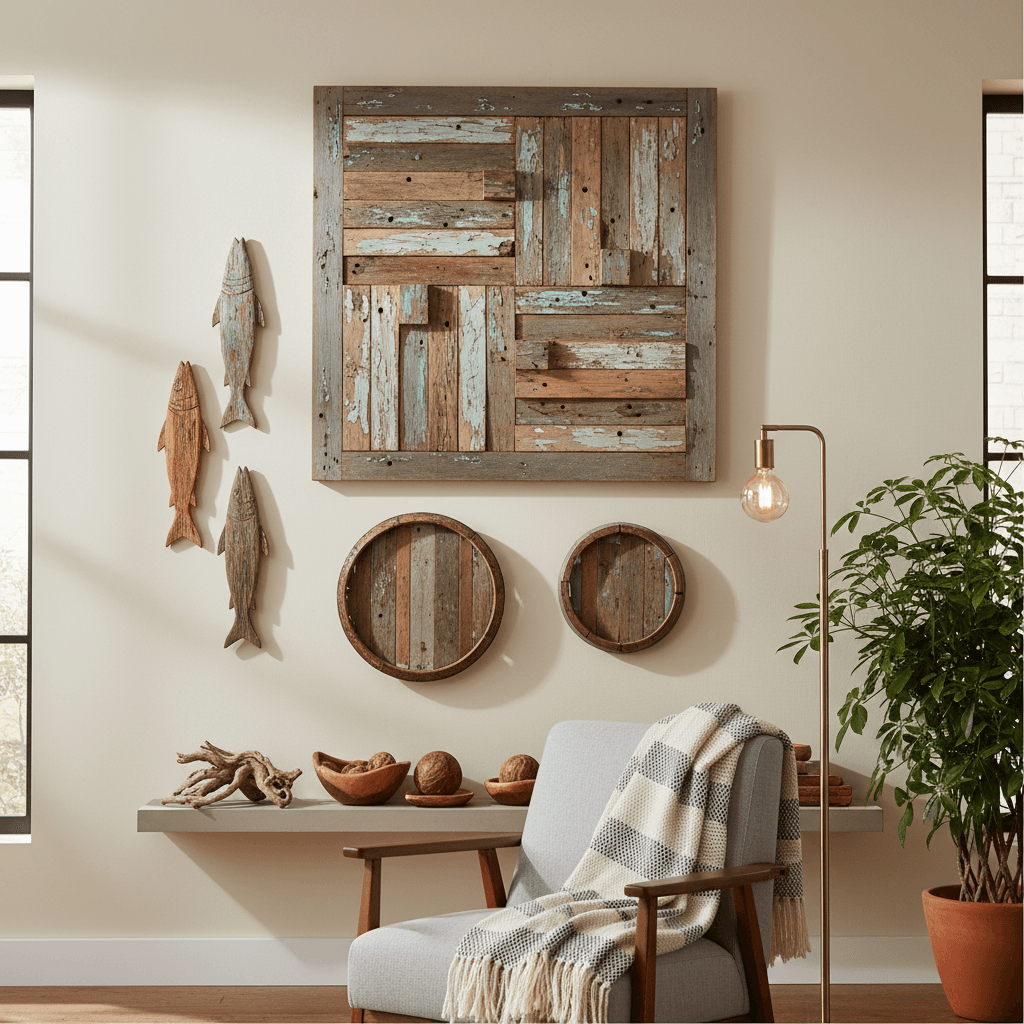 Custom wood home decor accents