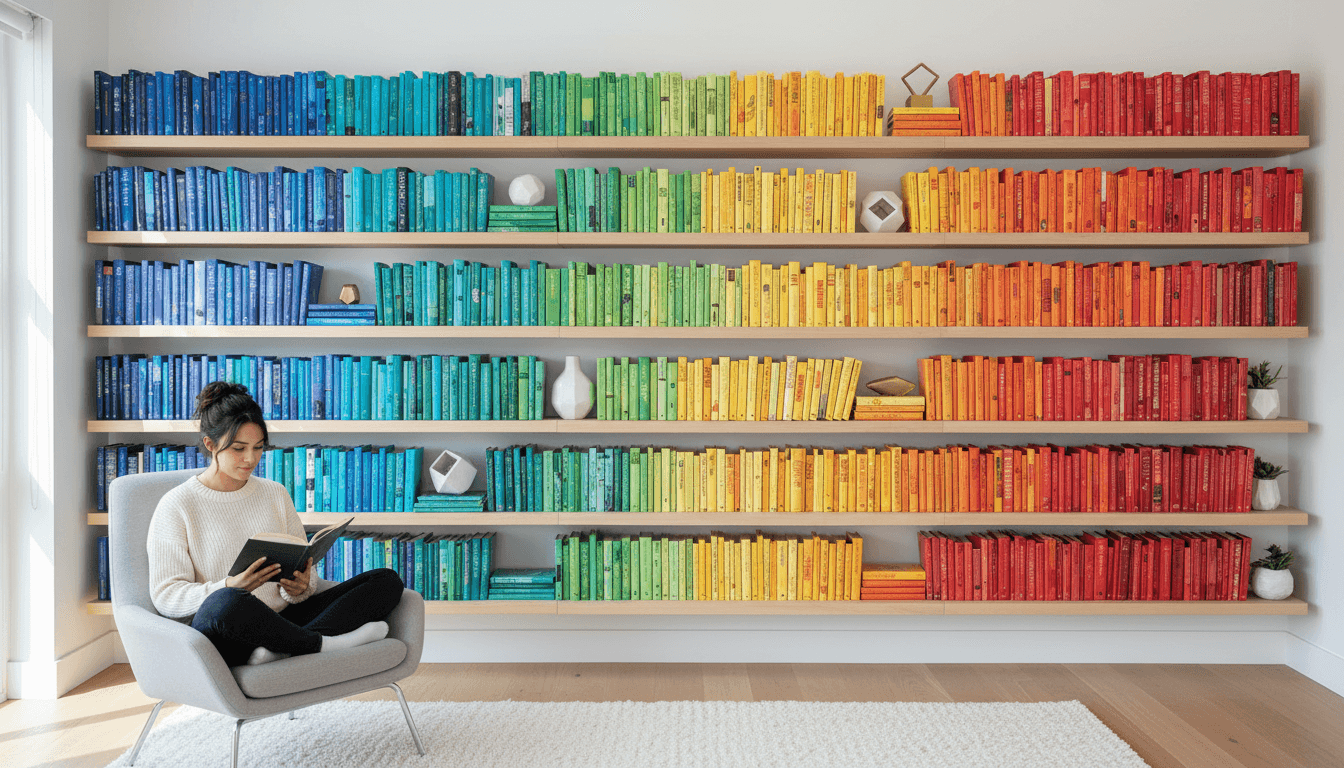 Floating wall shelf made from reclaimed timber installed in contemporary home interior
