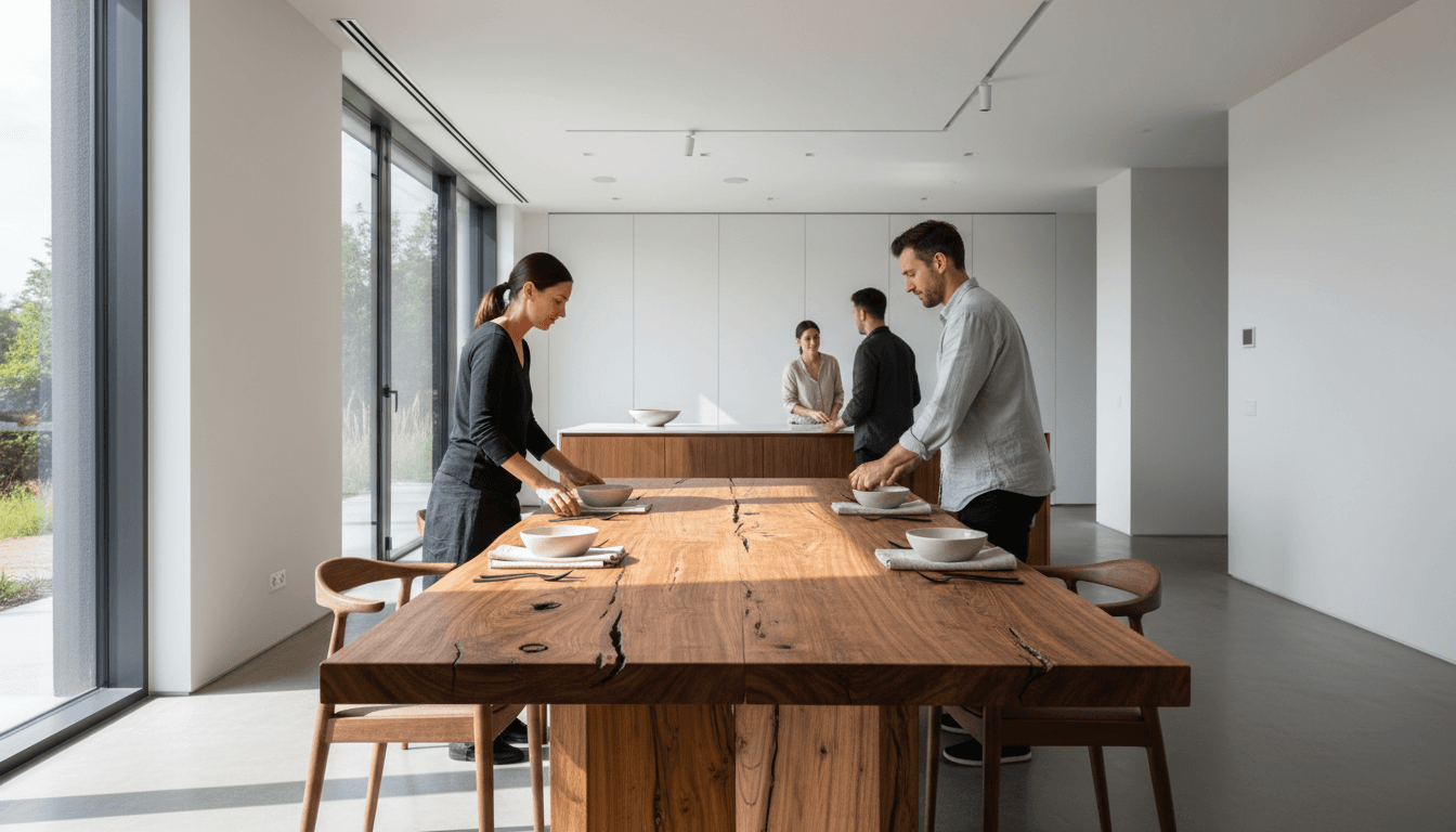 Reclaimed driftwood table