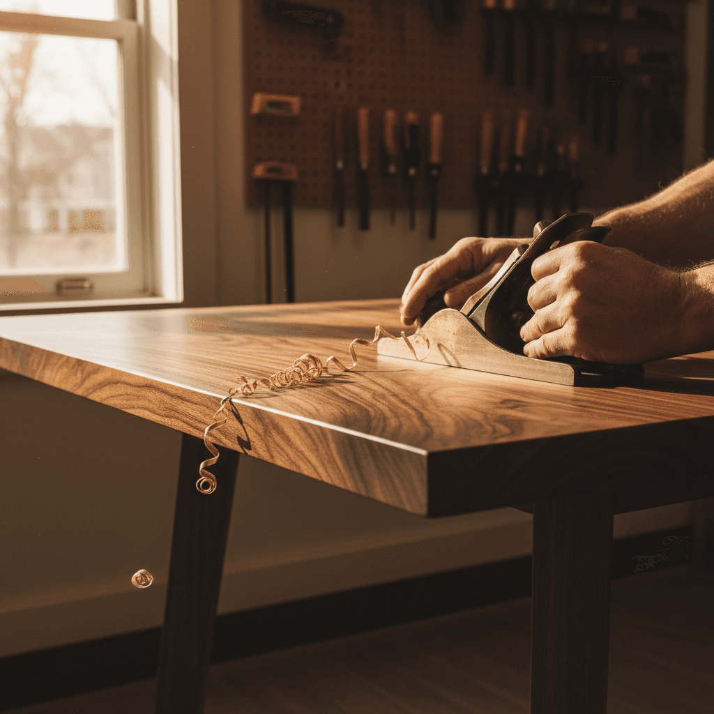 Live-edge furniture